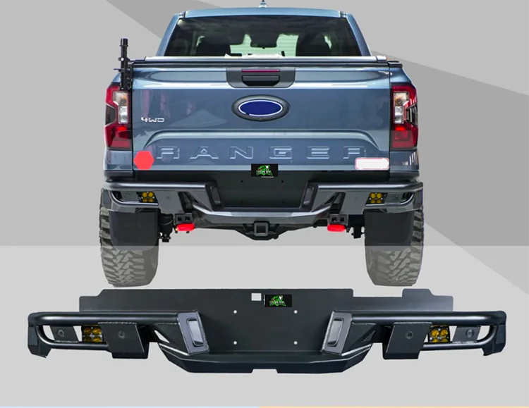 FORD RANGER Sand Driving Tubular Double Rear Bumpers, Metal Rear Bumper, Modified High-Quality Wear-Resistant Protection Upgrade & Installation