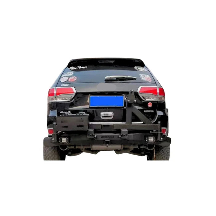 The Front Bumper and Rear Bumper with Tire Rack and Drum Rack Grand Cherokee