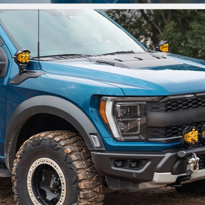 New for Raptor F150 Spotlight Bracket Performance Parts for Modified Raptor 18-23 Hood and A-Pillar