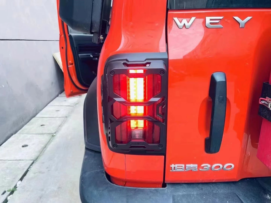 Performance Parts Accessories Tail Light Frame ABS Tail Light Guards Rear Tail Light Cover Protector for Tank 300 Rear Lampshade