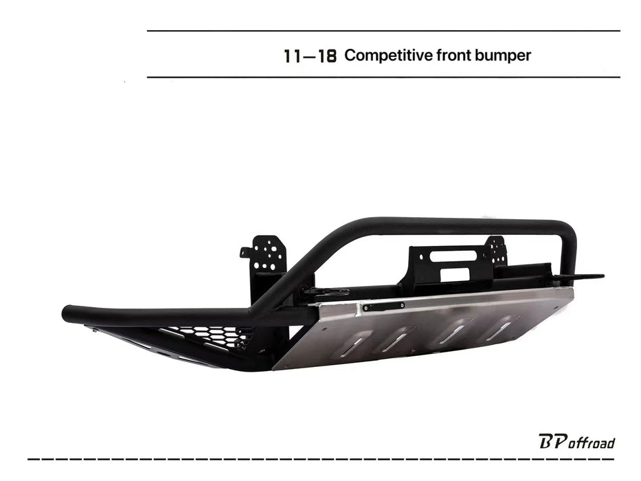 2 Generation Good Quality Offroad Accessories Front Bumper for Touareg Carbon Steel 4mm/6mm Mg-aluminum