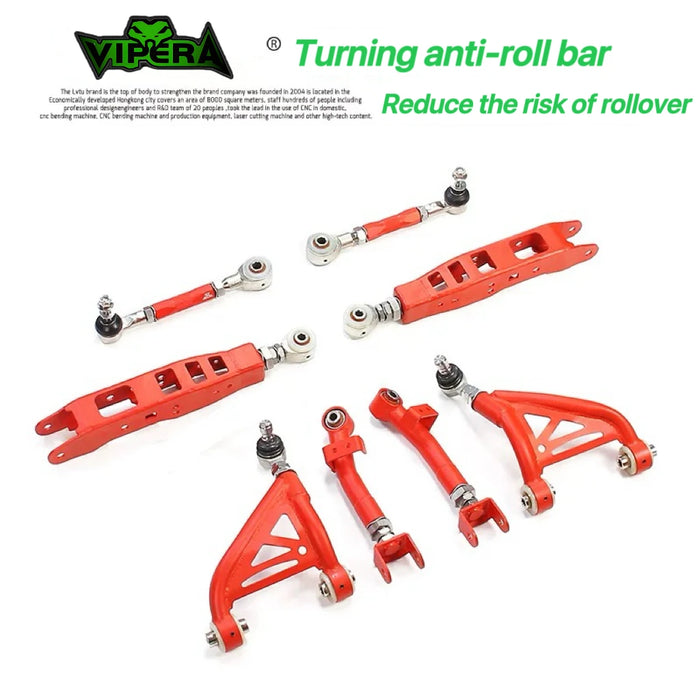 ADAPTS BRZ 86 Forester Impreza Outback  Legacy XV Rear Adjustable Angle Tie Rod Lower Swing Arm