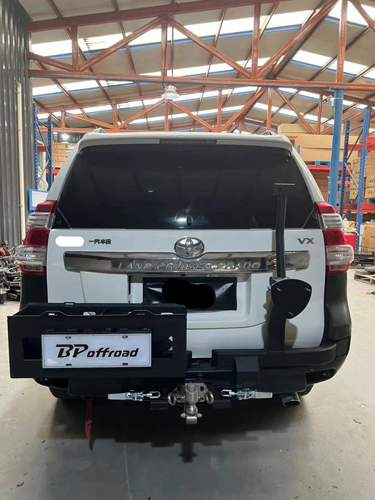 The Rear Bumper with Tire Rack and Oil Drum for Lc150 10+