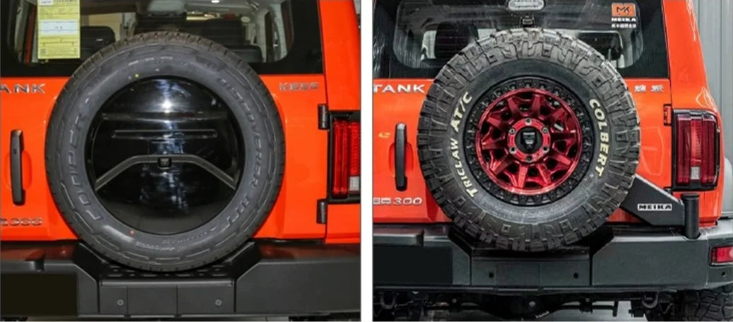 Linkage Spare Tire Mount Spare Tire Base Frame 4X4 Off-road Modification Accessories for Tank 300 Linkage Spare Tire Rack
