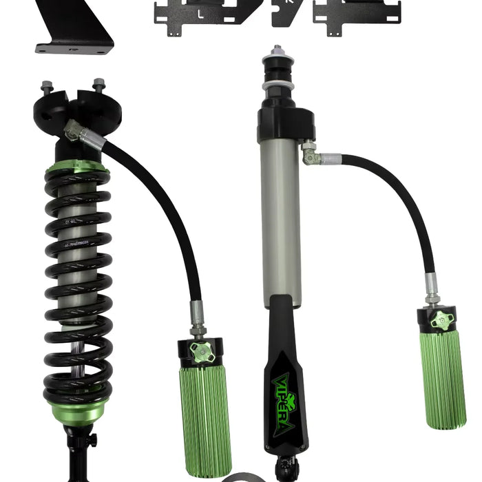 Wrangler Monotube 2-Way Nitrogen Shock Absorber 2-3.5 Inch Lift Kit - Superior Body Control, Road Protection, Customizable Color Auto Parts