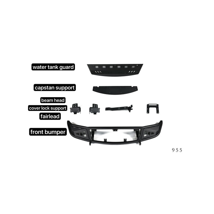 Vipera 955 Good Quality Offroad Accessories Front/Rear Bumper  Carbon Steel  Cayenne 955