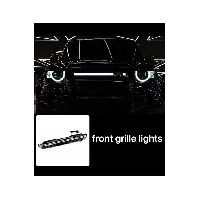 Side Ladder Front Grille Lights Roof Lights for Light Front Bumper for Defender Land Rover