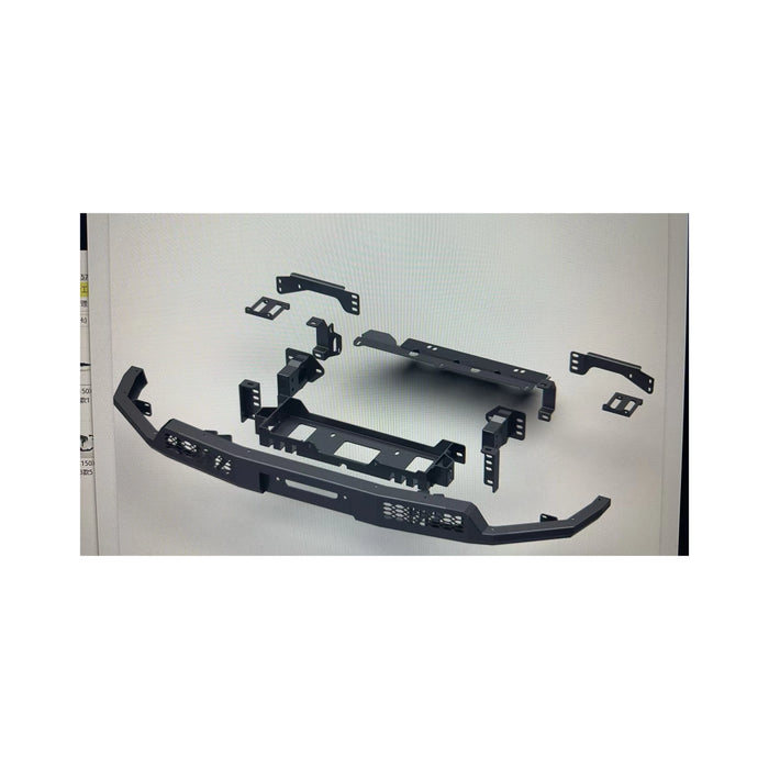 Car Front Bull bar for LC150  Front Bumper  Bumper Magnesium Aluminum Alloy 3mm Inner Bracket 5mm