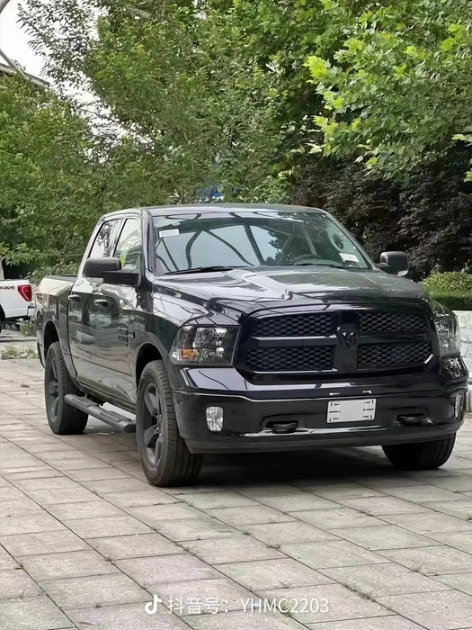 19 for Dodge for Ram 1500 Bumper with Front and Rear Anti-Collision Beam LED Light Modification New Condition