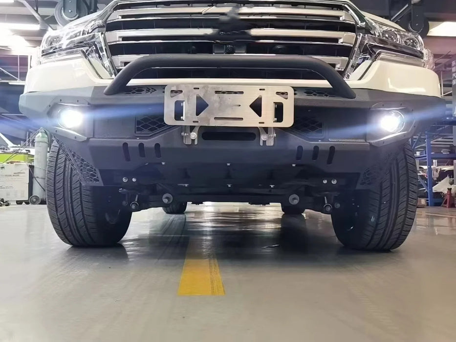 Good Quality Offroad Accessories Front Bumper Aluminum 4mm Inner Carbon Steel 3mm Inner for Toyota LC200 16-20