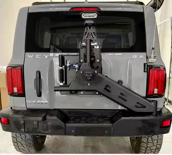 Linkage Spare Tire Mount Spare Tire Base Frame 4X4 Off-road Modification Accessories for Tank 300 Linkage Spare Tire Rack