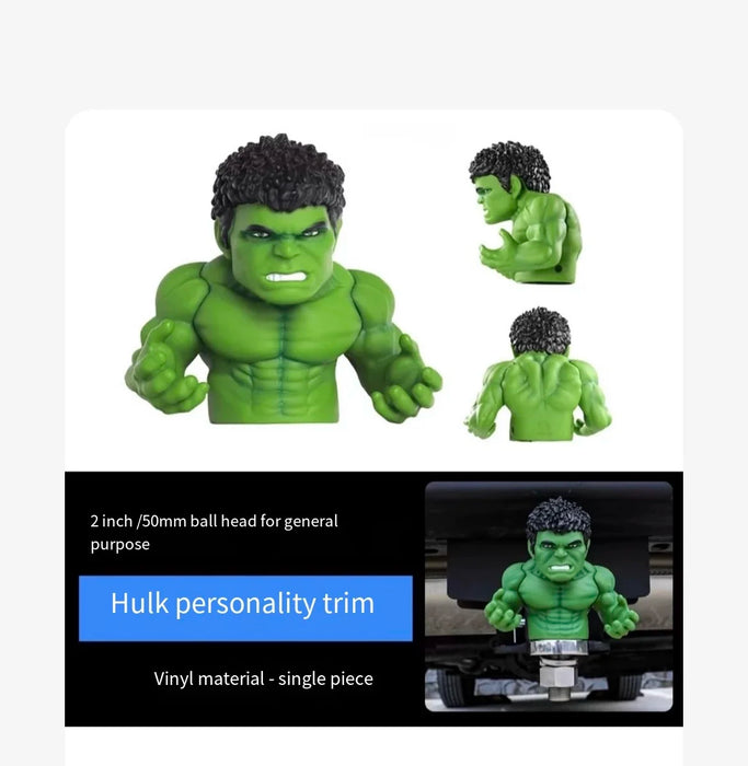 Hulk Trailer Hook Decorative Doll for TANK 300/400/500 All Purpose SUV Wrangler Off-road Vehicle