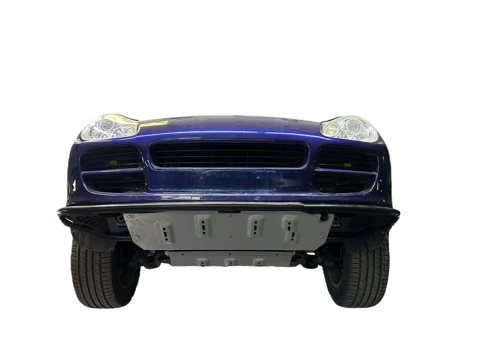 High-Quality Off-Road Front Bumper for Porsche Cayenne 955 with Carbon Steel & Aluminum-Magnesium Alloy Radiator Skid Plate | Vipera