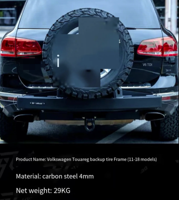 2 Generation Good Quality Offroad Accessories Front Bumper for Touareg Carbon Steel 4mm/6mm Mg-aluminum