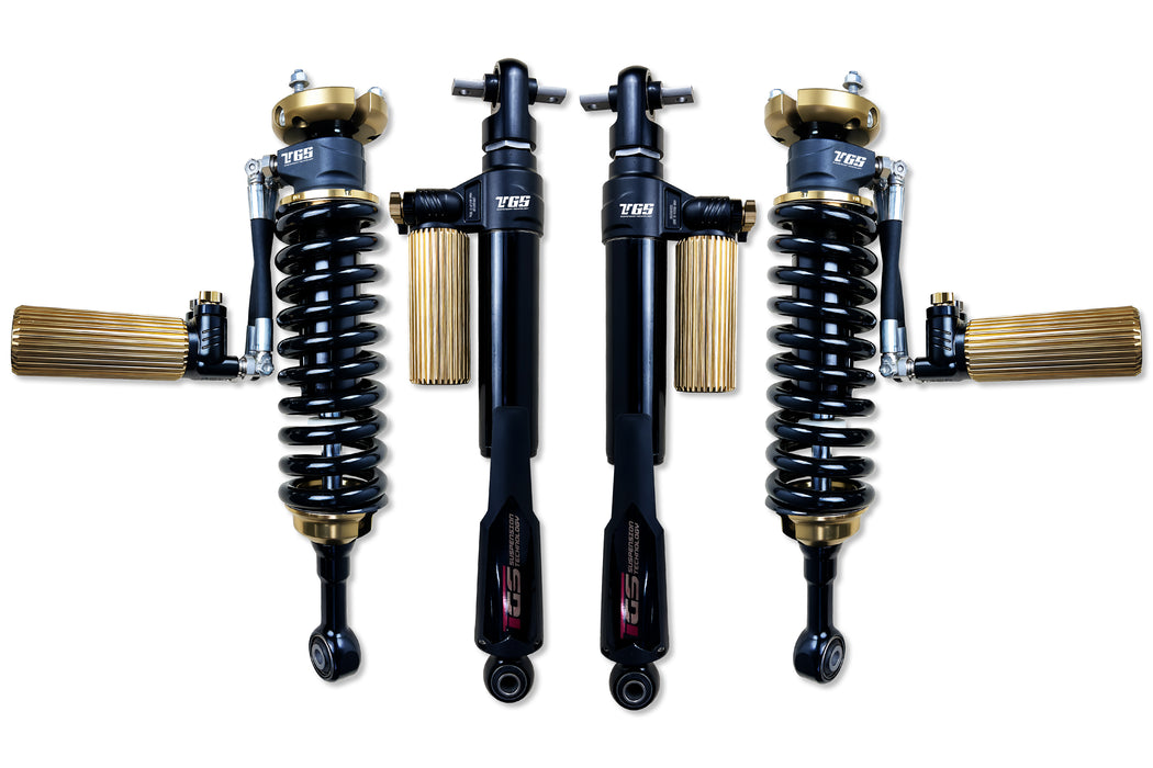 XC90 Dual-Circuit Bidirectional Adjustable Nitrogen Shock Absorber 2-3.5" Lift Kit Body Control Fits All Roads Protects Parts