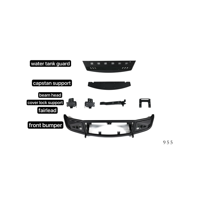 Vipera 955 Good Quality Offroad Accessories Front/Rear Bumper  Carbon Steel  Cayenne 955