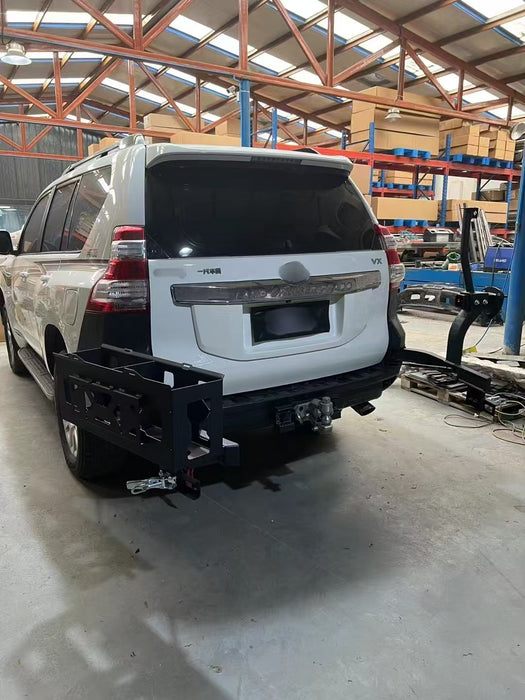 The Rear Bumper with Tire Rack and Oil Drum for Lc150 10+