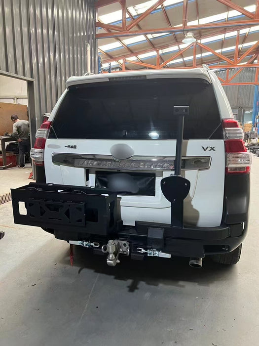 The Rear Bumper with Tire Rack and Oil Drum for Lc150 10+